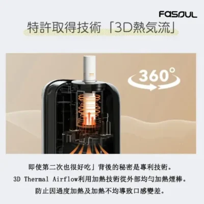 【紅色正品現貨】Fasoul Q1 二回機 IQOS ILUMA加熱煙主機 完美兼容TEREA 煙彈 一根煙抽兩次 省錢又過癮